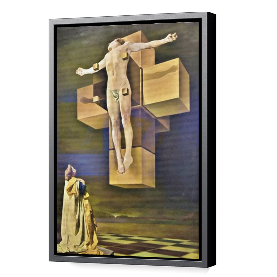Thumbnail for Canvas - Black Floating Frame
