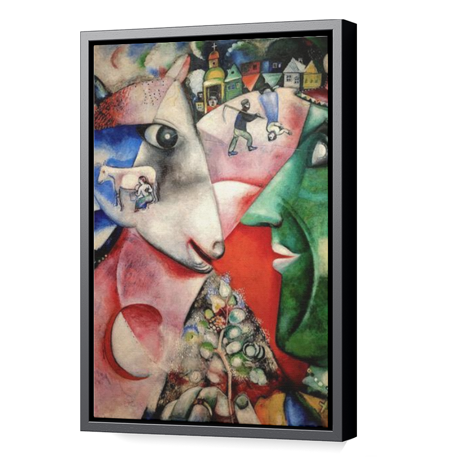 Thumbnail for Canvas - Black Floating Frame