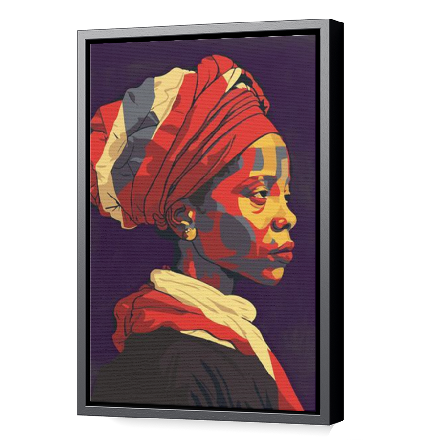 Thumbnail for Canvas - Black Floating Frame