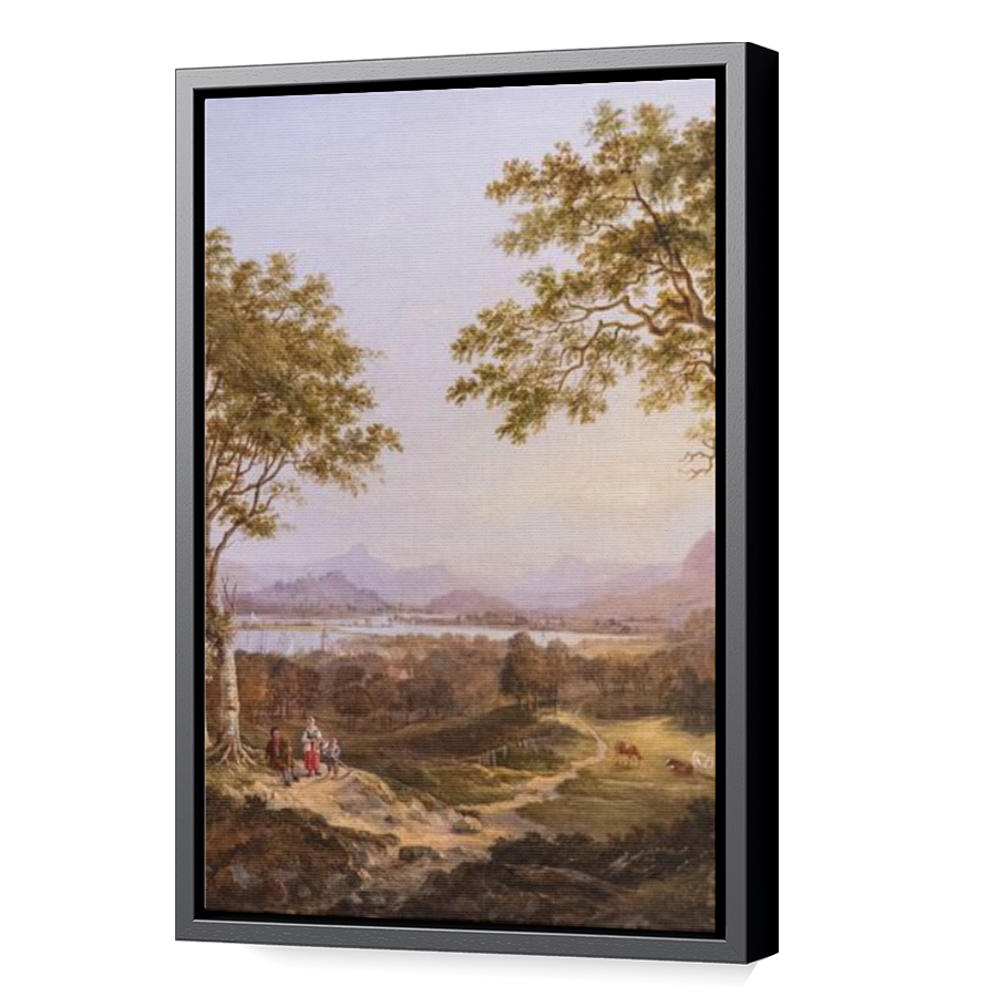 Thumbnail for Canvas - Black Floating Frame