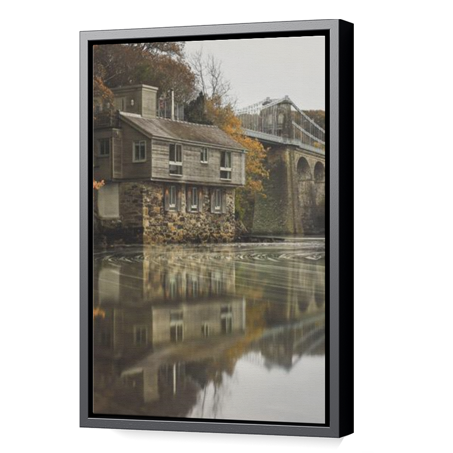 Thumbnail for Canvas - Black Floating Frame