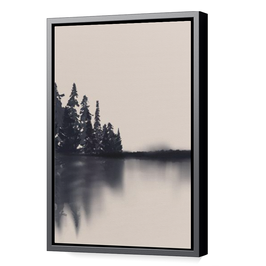 Thumbnail for Canvas - Black Floating Frame
