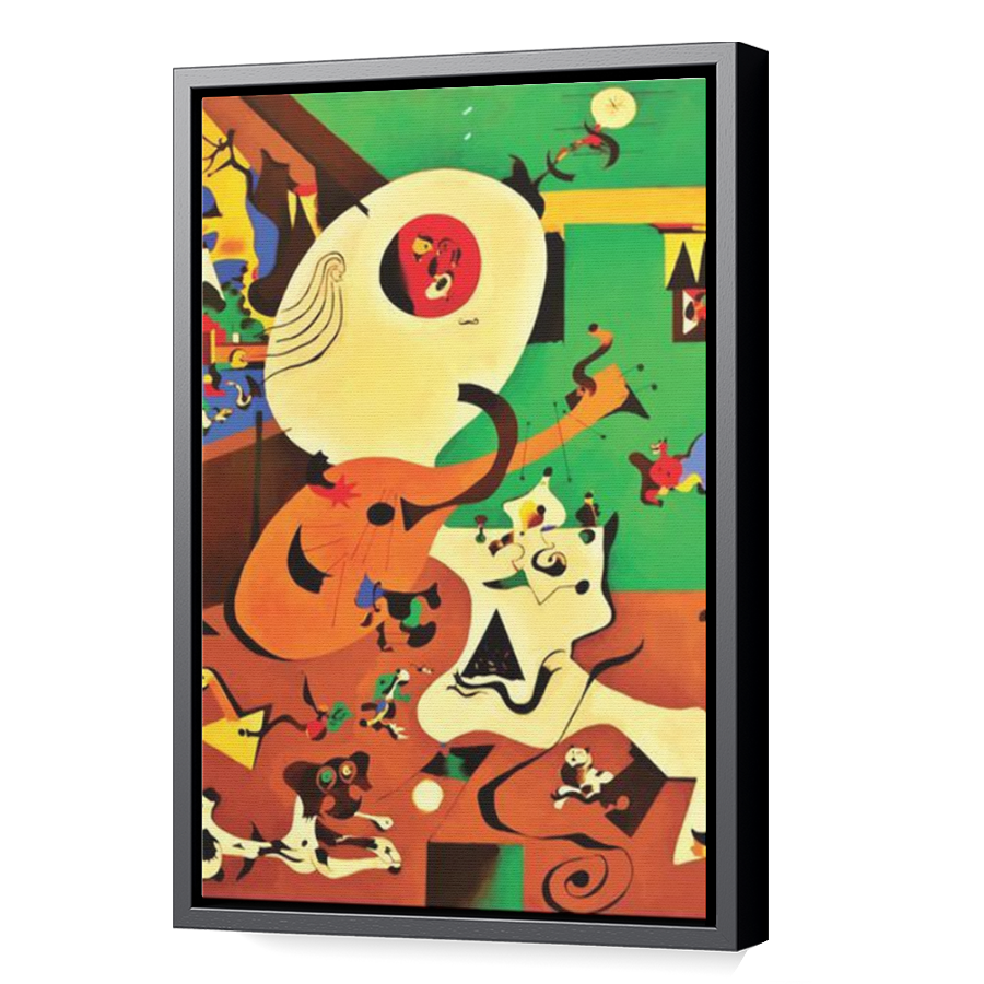 Thumbnail for Canvas - Black Floating Frame