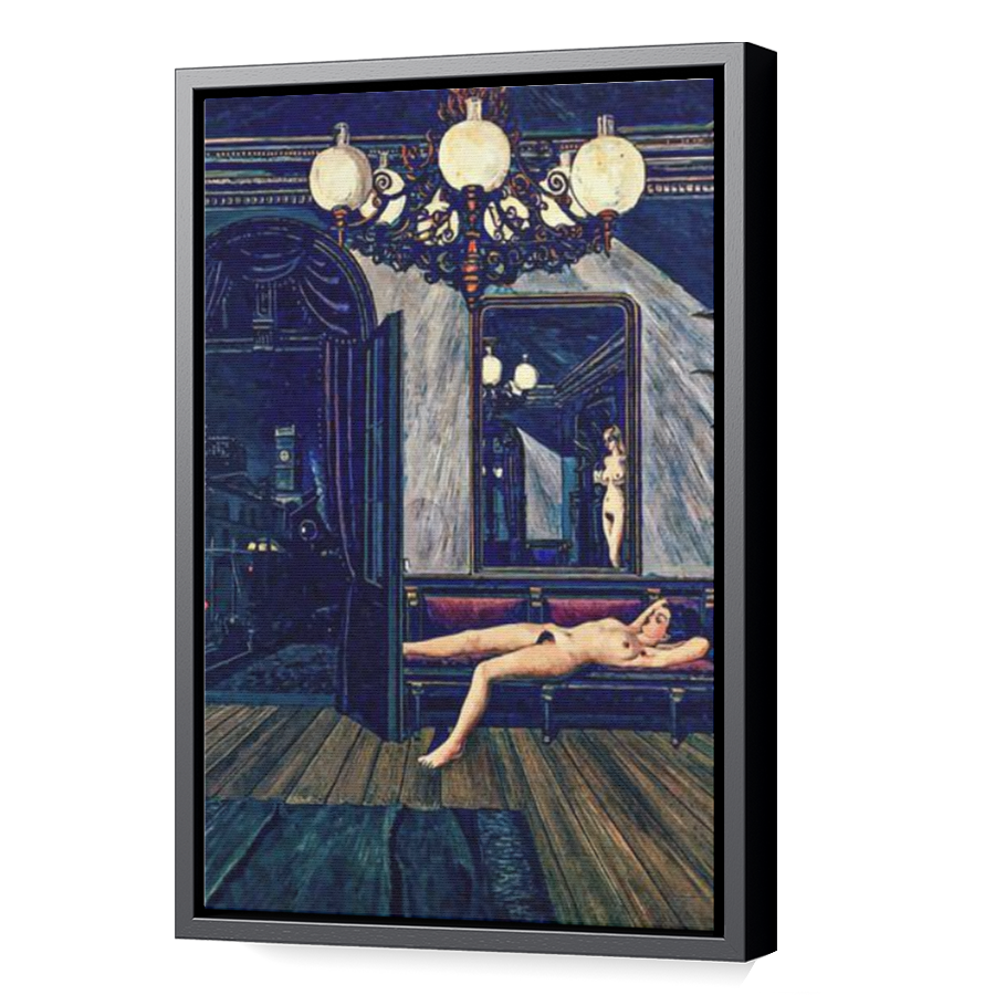 Thumbnail for Canvas - Black Floating Frame