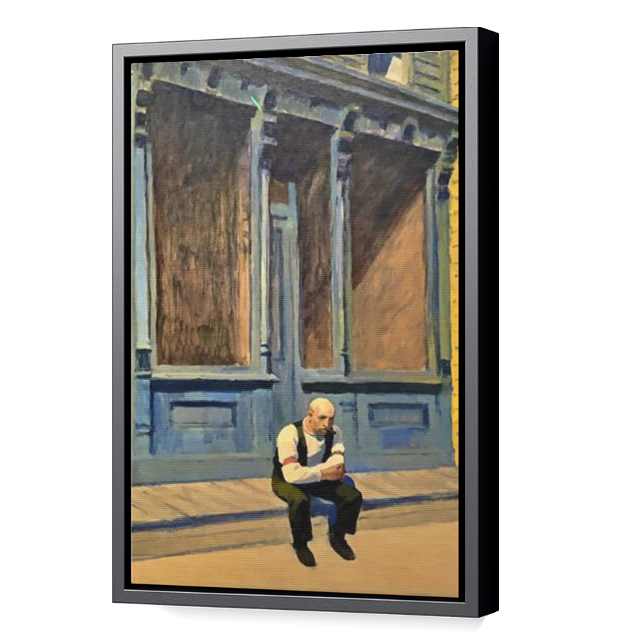 Thumbnail for Canvas - Black Floating Frame
