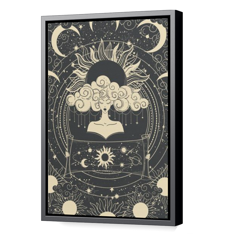 Thumbnail for Canvas - Black Floating Frame