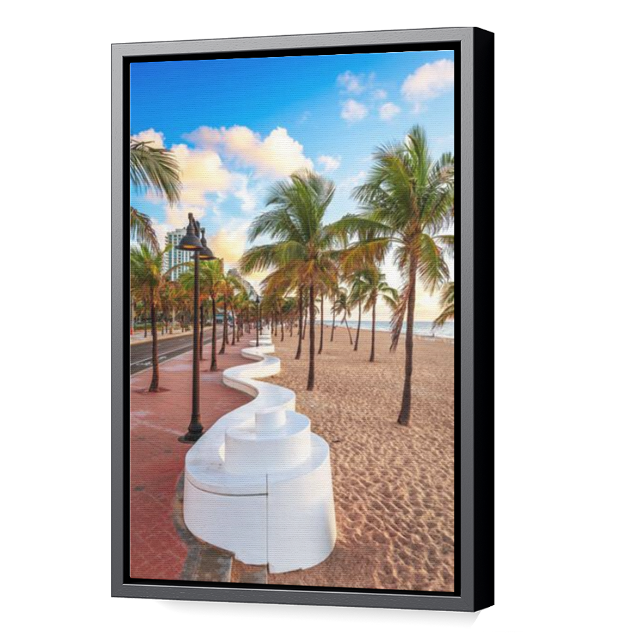 Thumbnail for Canvas - Black Floating Frame