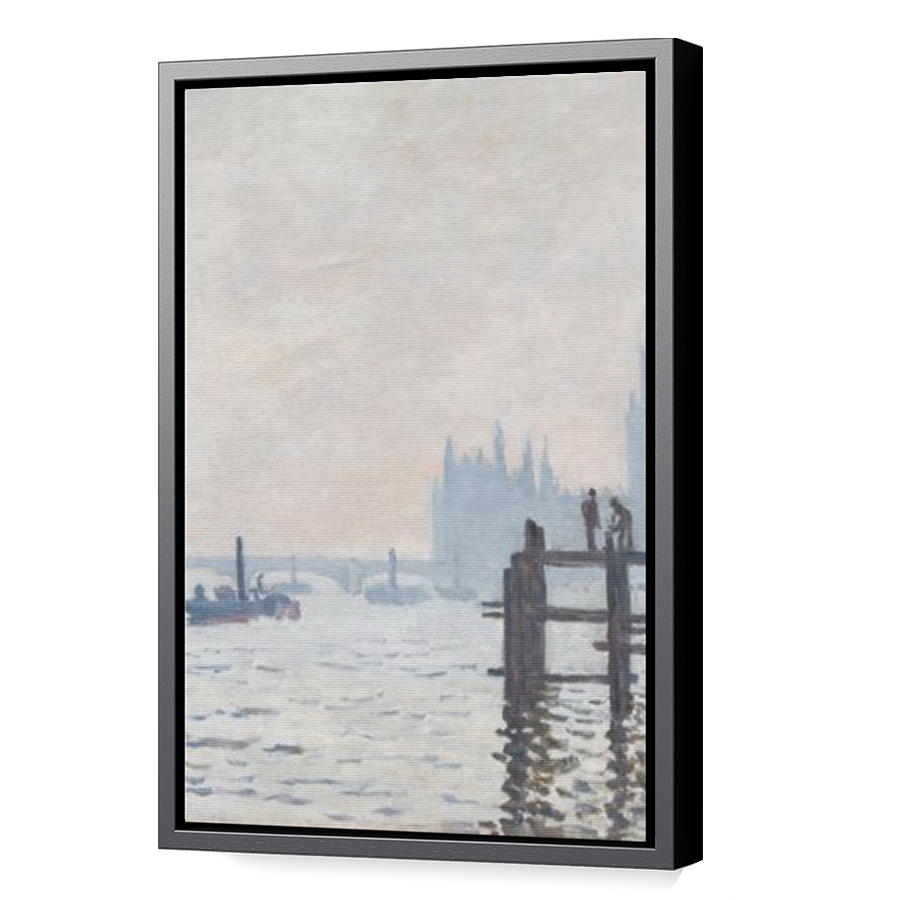 Thumbnail for Canvas - Black Floating Frame