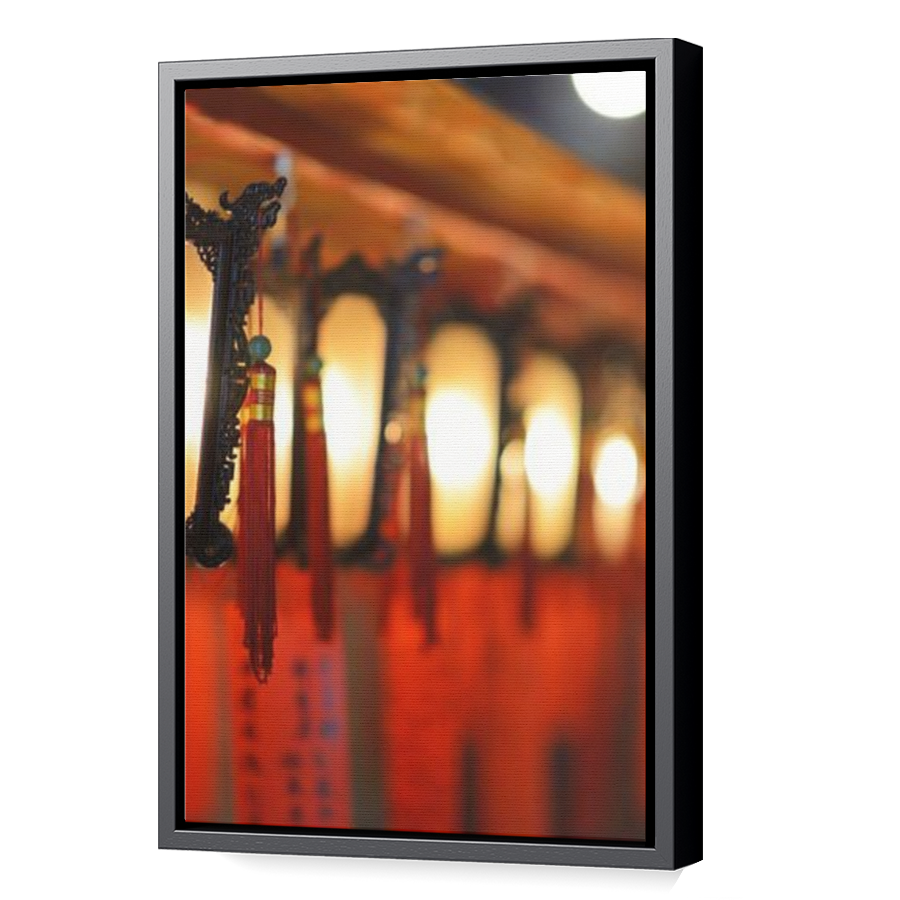 Thumbnail for Canvas - Black Floating Frame