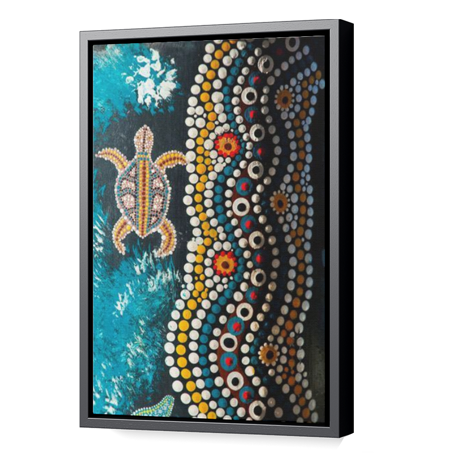 Thumbnail for Canvas - Black Floating Frame