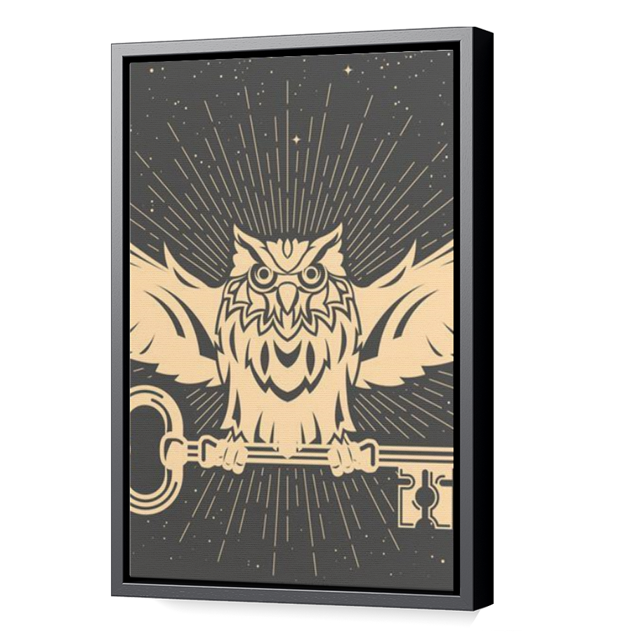Thumbnail for Canvas - Black Floating Frame
