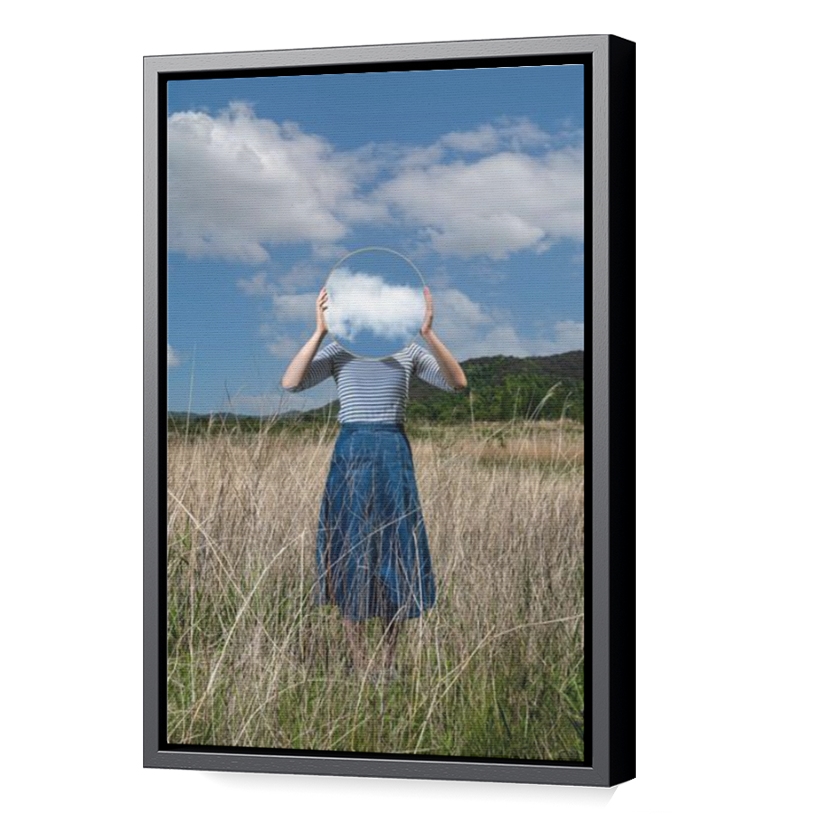 Thumbnail for Canvas - Black Floating Frame