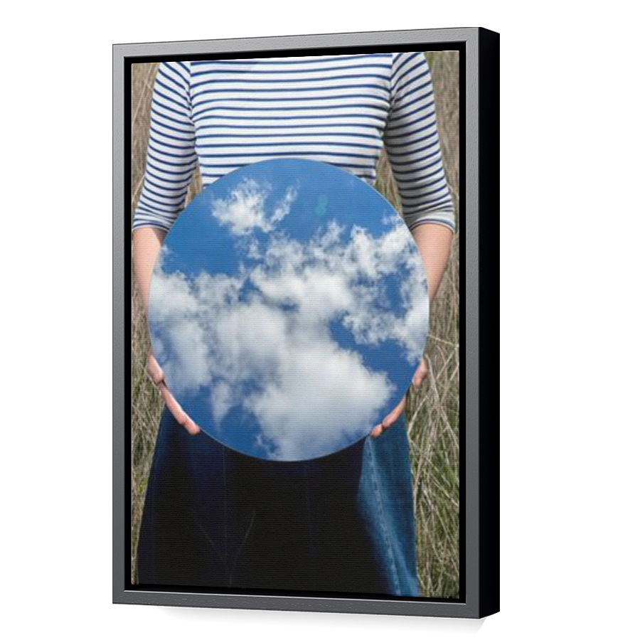 Thumbnail for Canvas - Black Floating Frame
