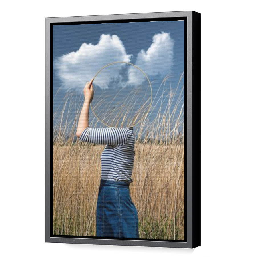 Thumbnail for Canvas - Black Floating Frame