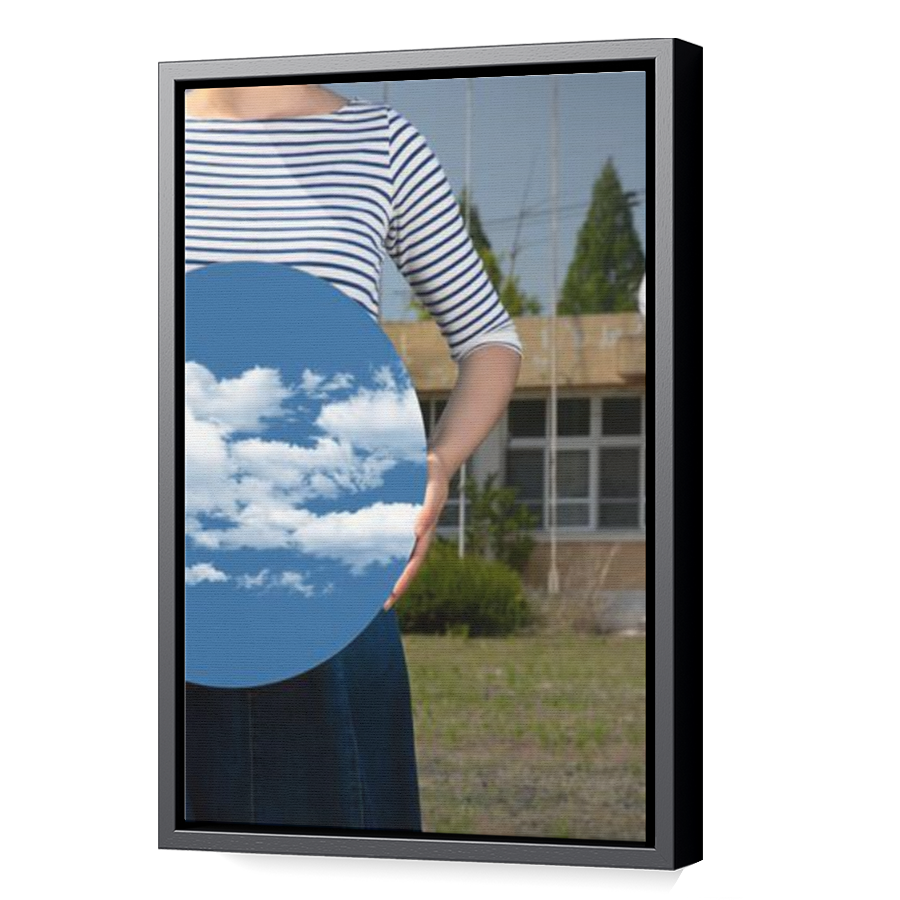 Thumbnail for Canvas - Black Floating Frame