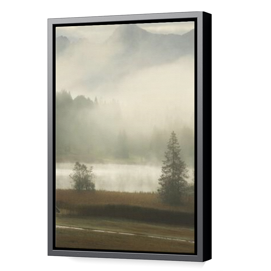 Thumbnail for Canvas - Black Floating Frame