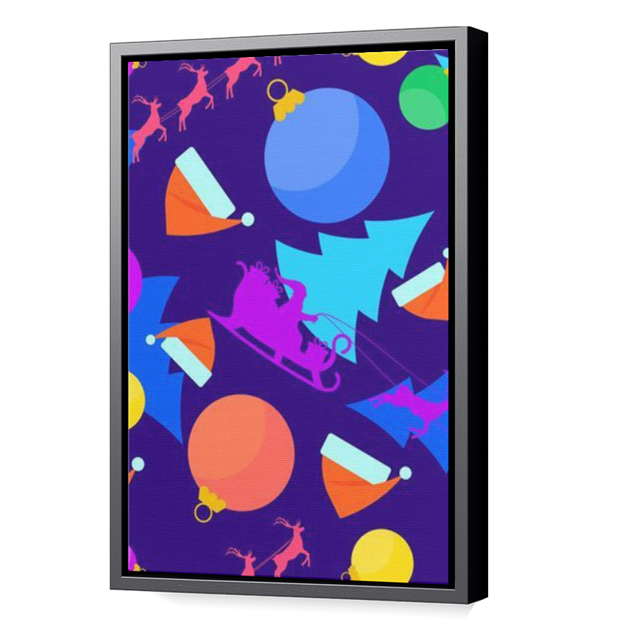 Thumbnail for Canvas - Black Floating Frame