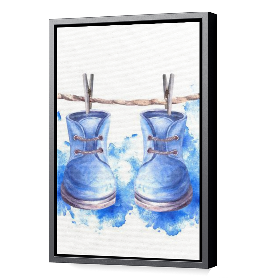 Thumbnail for Canvas - Black Floating Frame