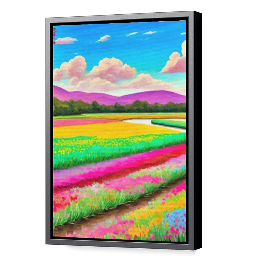 Thumbnail for Canvas - Black Floating Frame