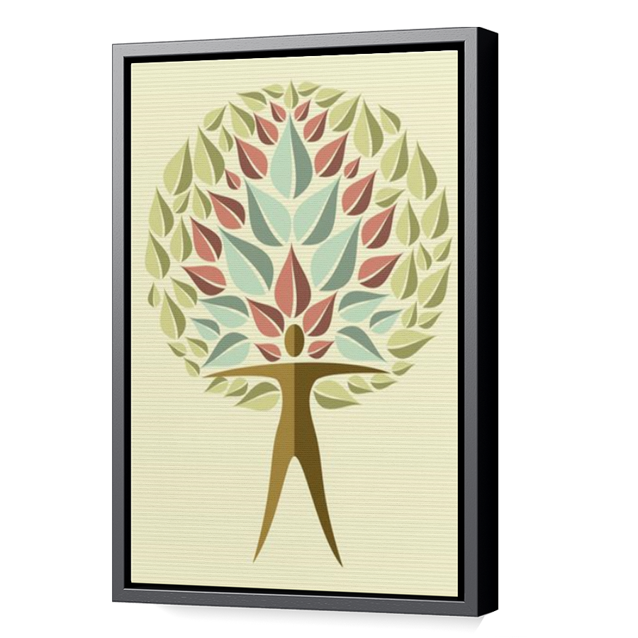 Thumbnail for Canvas - Black Floating Frame