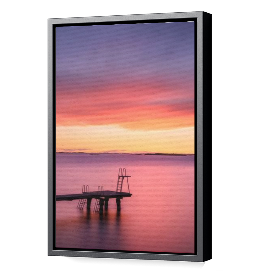 Thumbnail for Canvas - Black Floating Frame