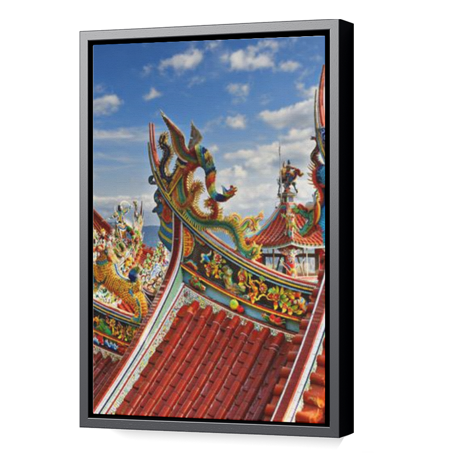 Thumbnail for Canvas - Black Floating Frame