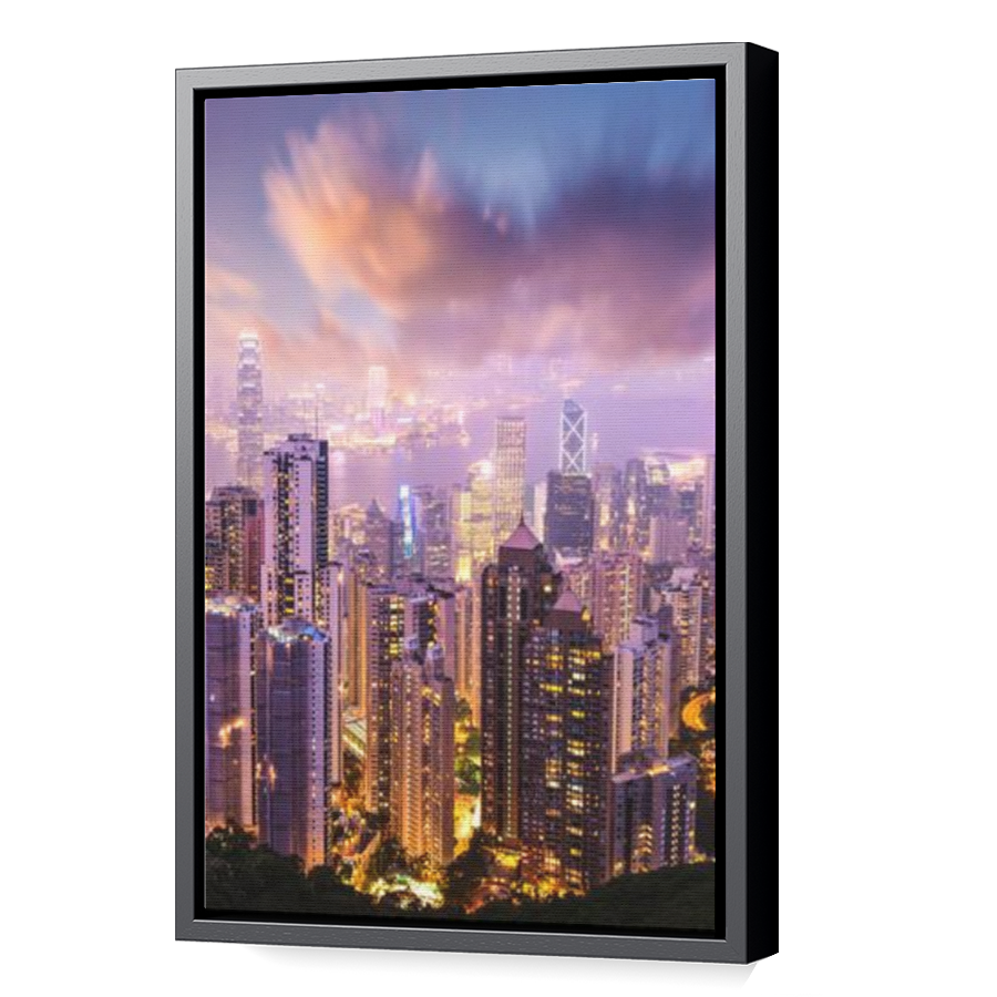 Thumbnail for Canvas - Black Floating Frame