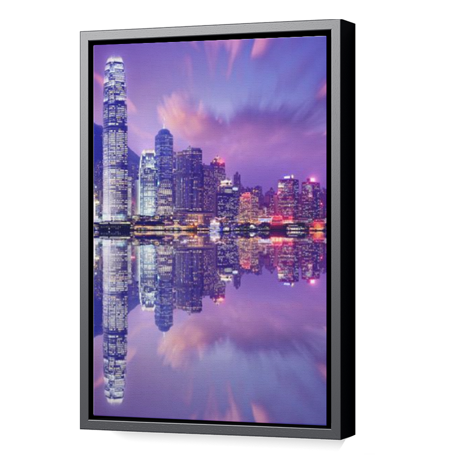 Thumbnail for Canvas - Black Floating Frame