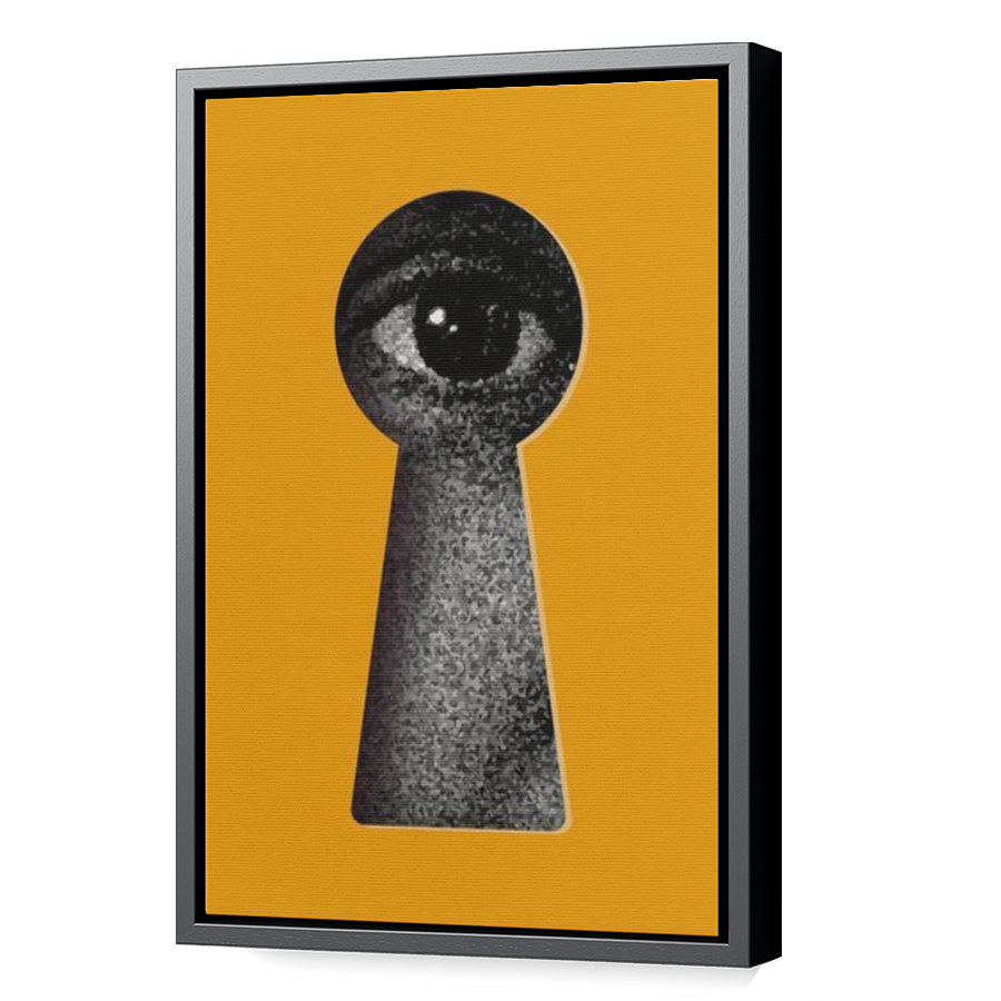 Thumbnail for Canvas - Black Floating Frame