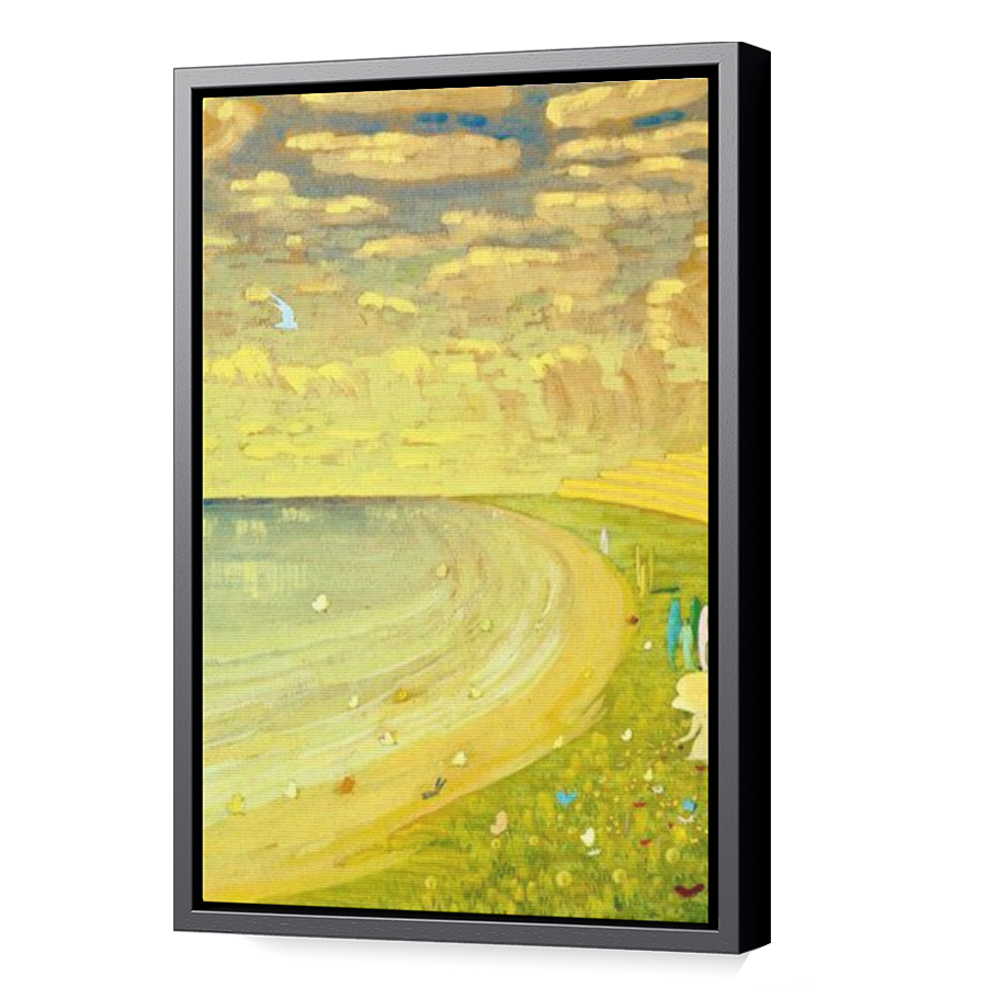 Thumbnail for Canvas - Black Floating Frame
