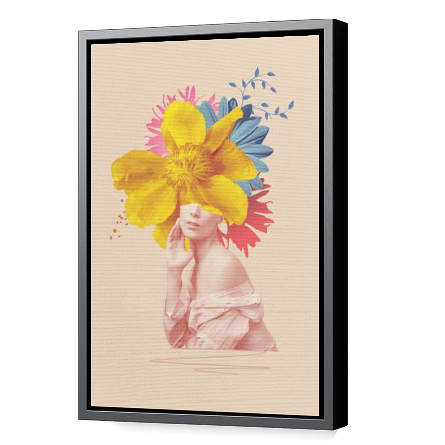 Thumbnail for Canvas - Black Floating Frame