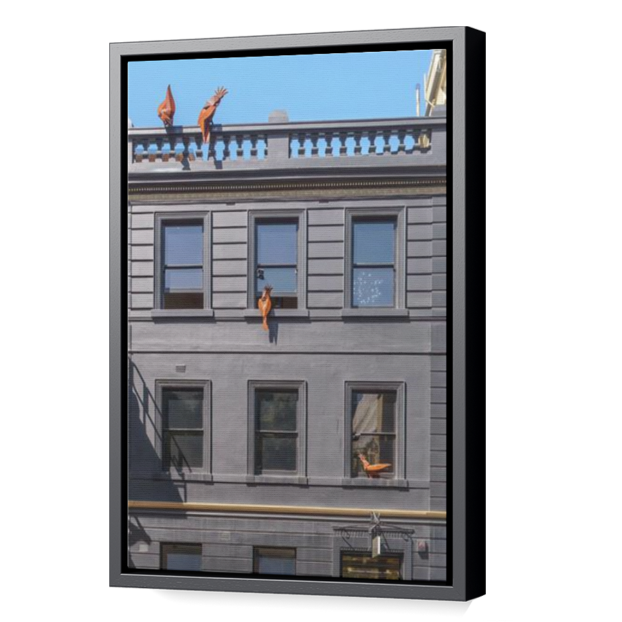 Thumbnail for Canvas - Black Floating Frame