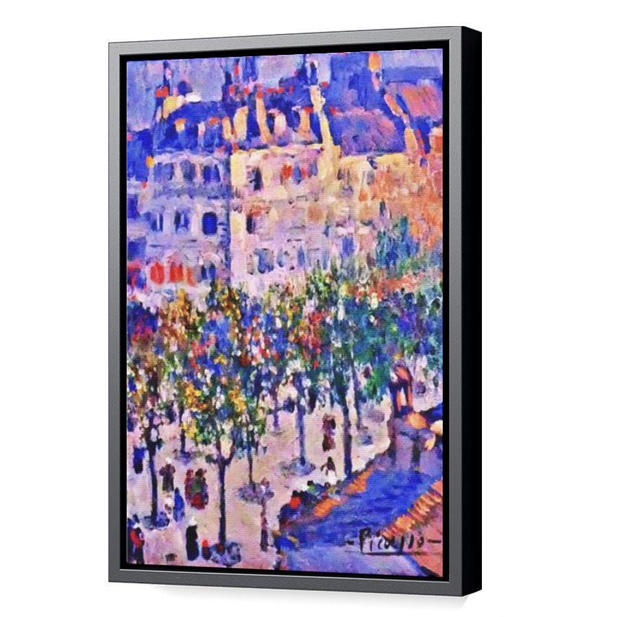 Thumbnail for Canvas - Black Floating Frame