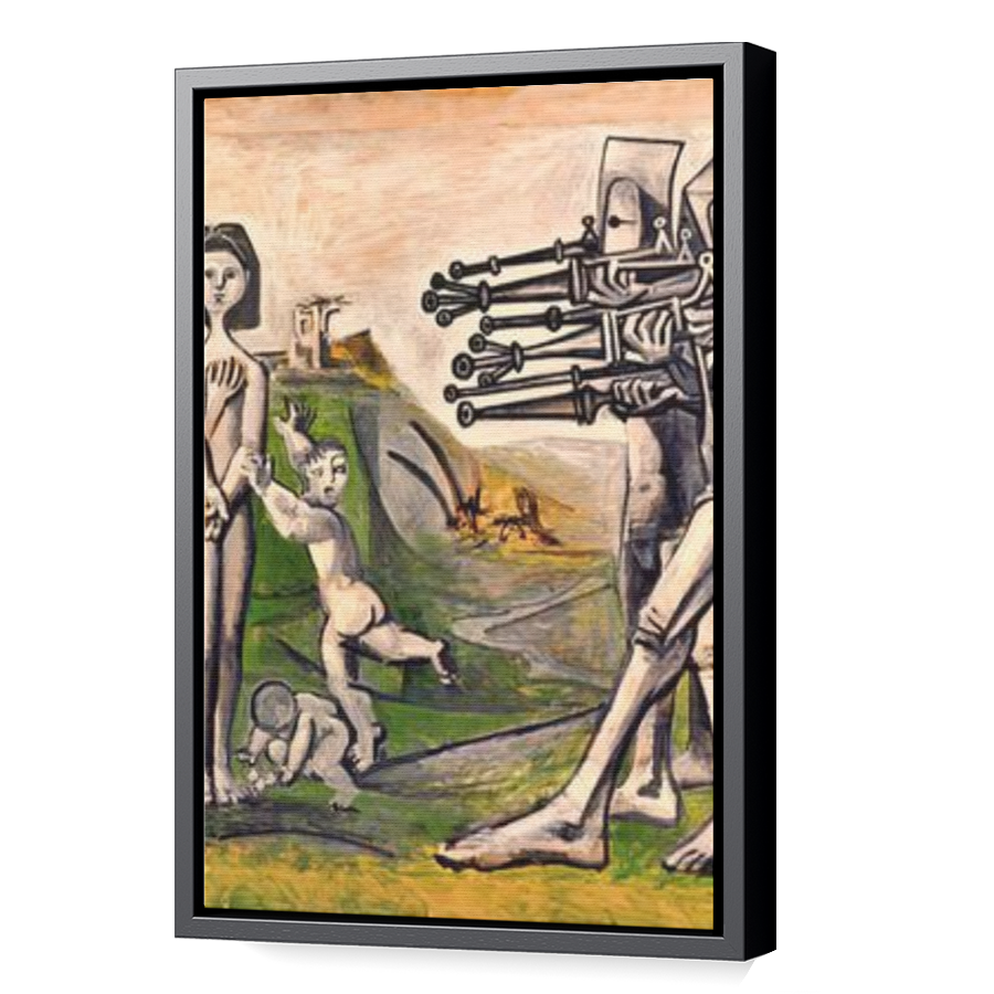 Thumbnail for Canvas - Black Floating Frame