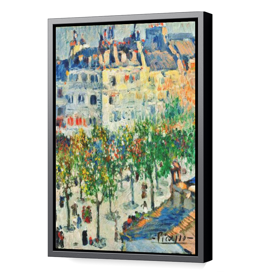 Thumbnail for Canvas - Black Floating Frame