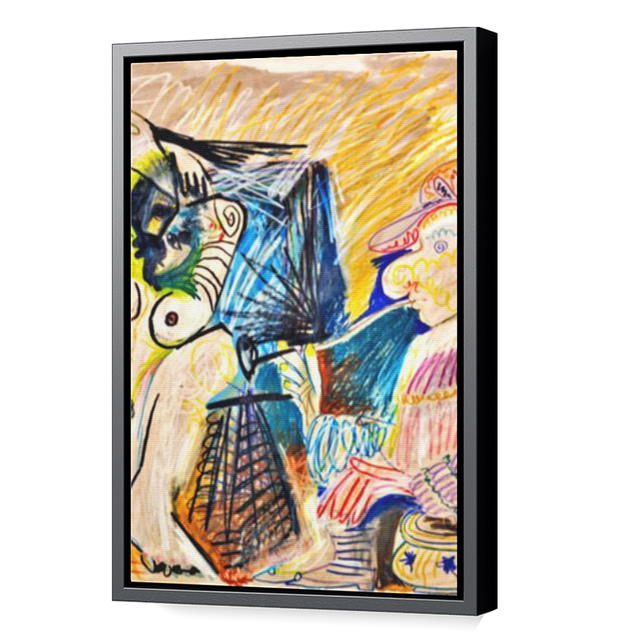 Thumbnail for Canvas - Black Floating Frame