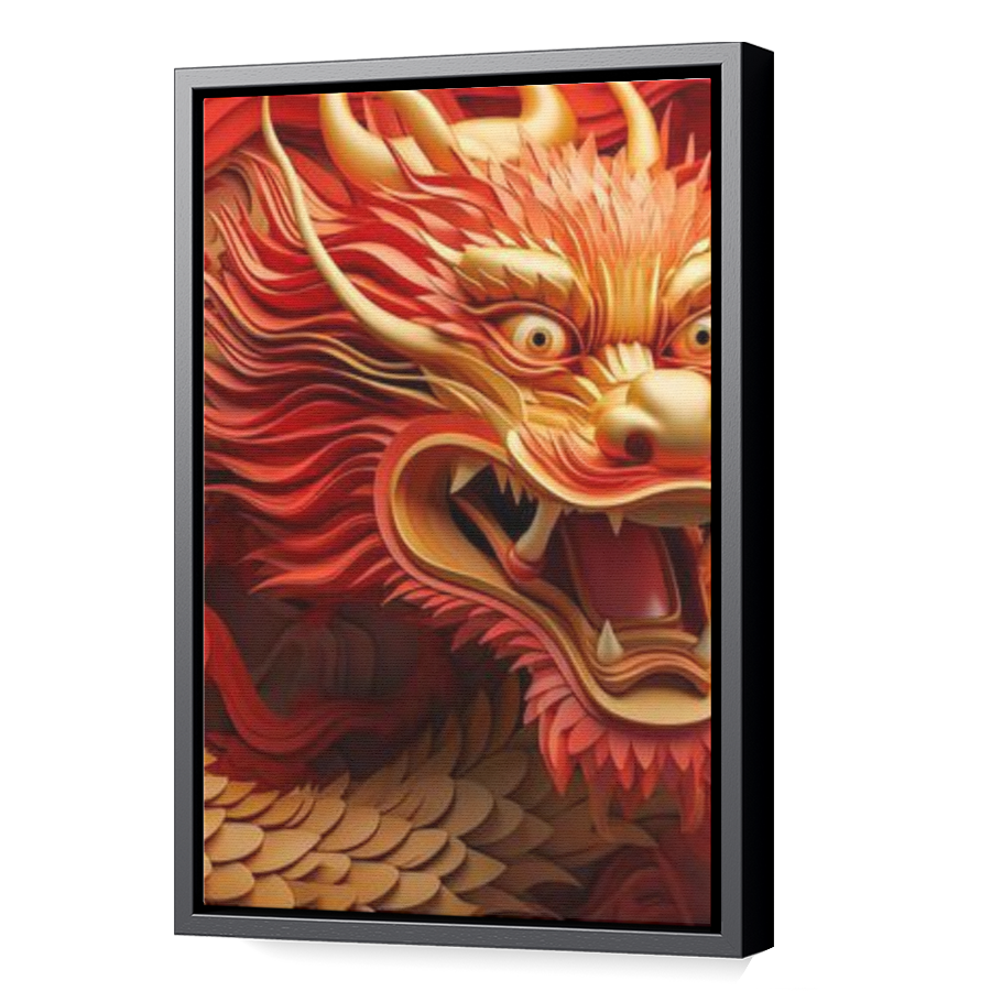 Thumbnail for Canvas - Black Floating Frame