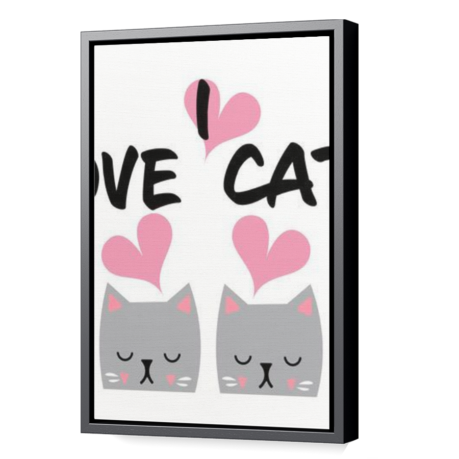 Thumbnail for Canvas - Black Floating Frame