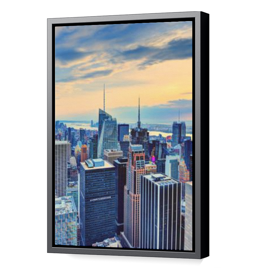 Thumbnail for Canvas - Black Floating Frame