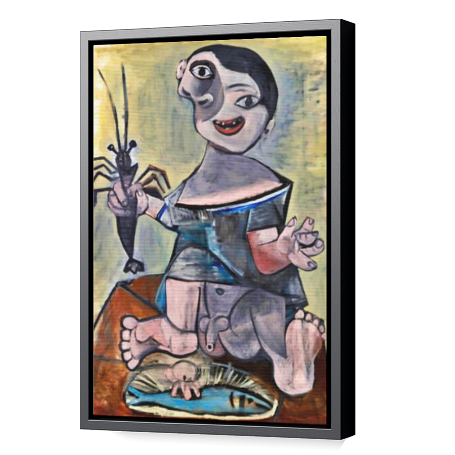 Thumbnail for Canvas - Black Floating Frame