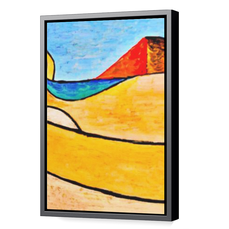 Thumbnail for Canvas - Black Floating Frame