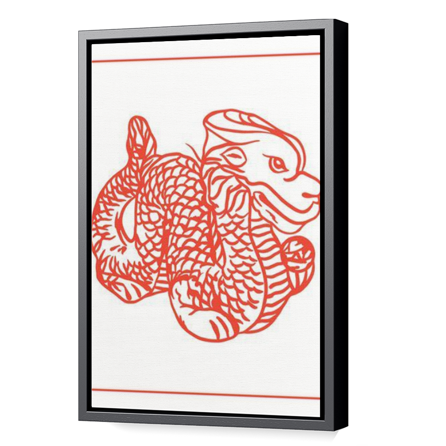 Thumbnail for Canvas - Black Floating Frame