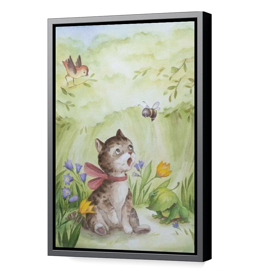 Thumbnail for Canvas - Black Floating Frame
