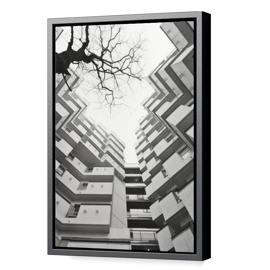 Thumbnail for Canvas - Black Floating Frame
