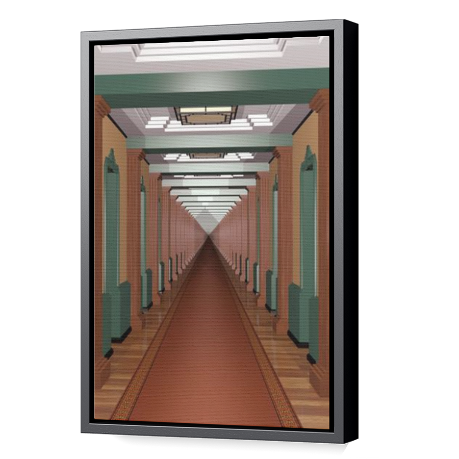 Thumbnail for Canvas - Black Floating Frame