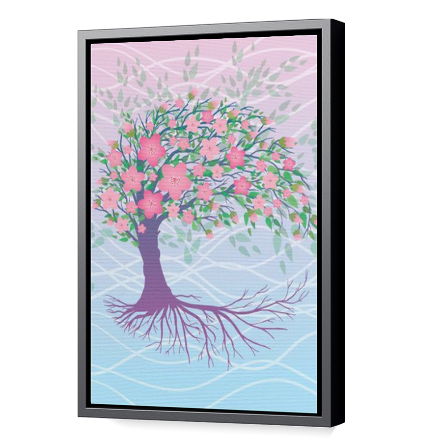Thumbnail for Canvas - Black Floating Frame