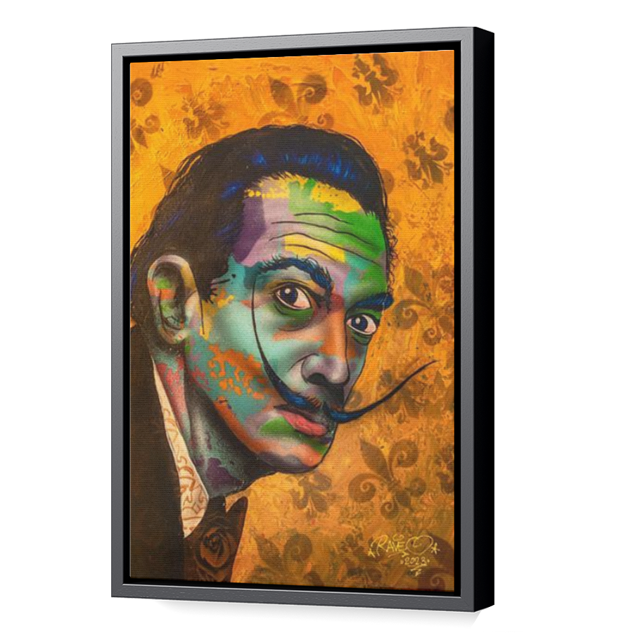 Thumbnail for Canvas - Black Floating Frame