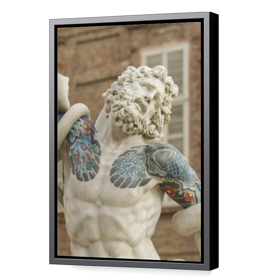 Thumbnail for Canvas - Black Floating Frame