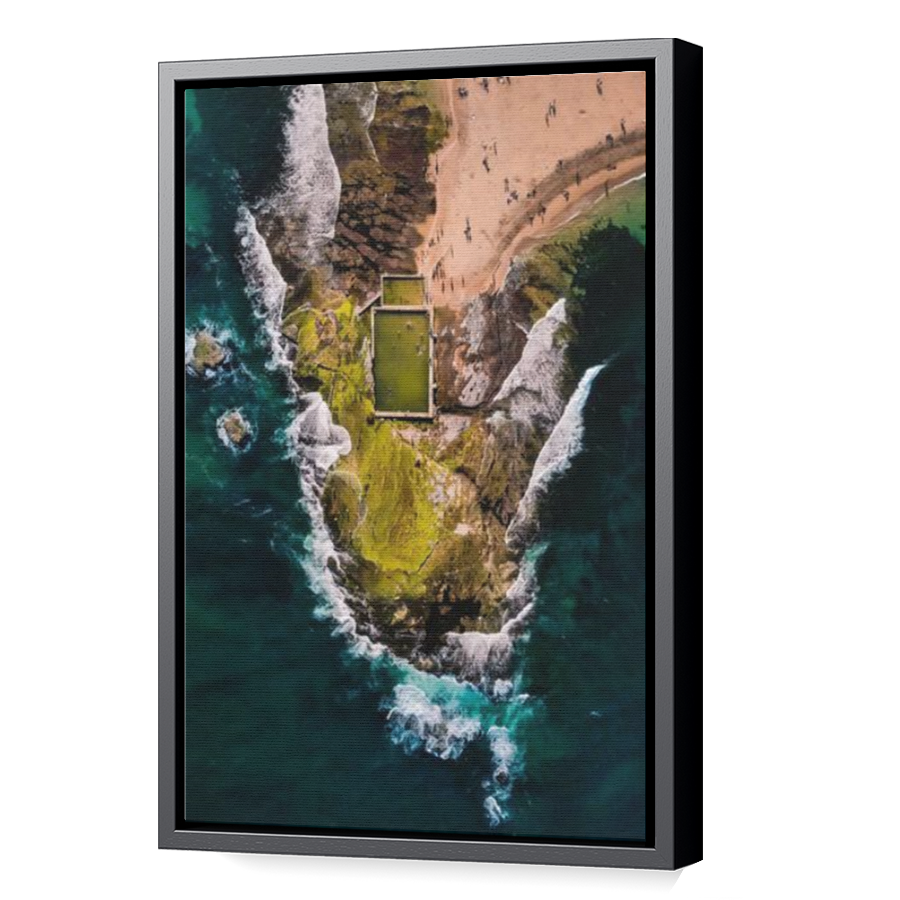 Thumbnail for Canvas - Black Floating Frame