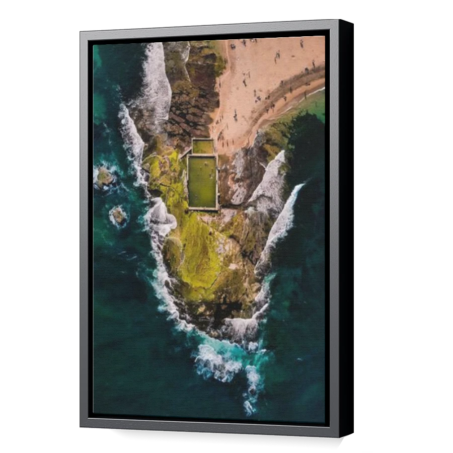 Thumbnail for Canvas - Black Floating Frame